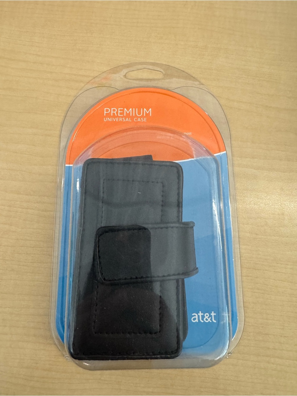 Vintage 2008 AT&T Premium Universal Cell Phone Case Leather Belt Clip NEW/SEALED